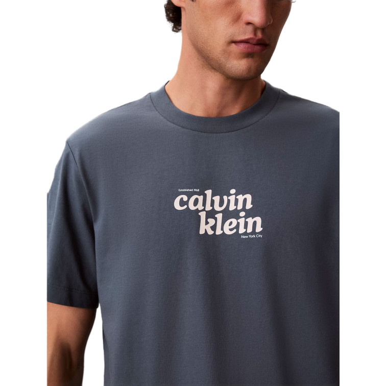 CAMISETA HOMBRE  CALVIN KLEIN M SS 20S CALVINKLEIN TRVL FONT