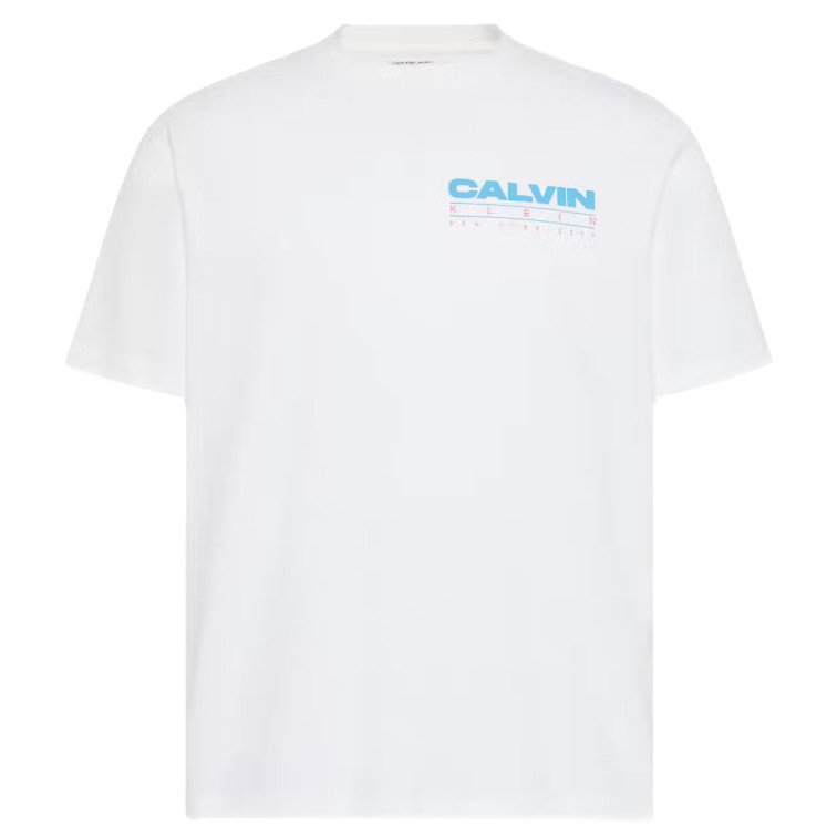 CAMISETA HOMBRE  CALVIN KLEIN M SS 20S CALVIN DISC STACK GRA