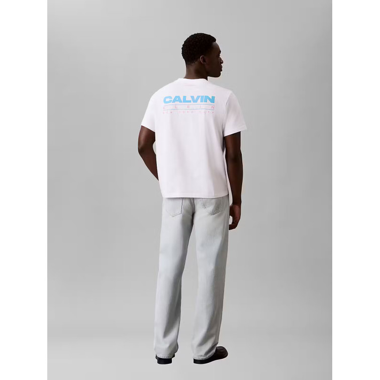 CAMISETA HOMBRE  CALVIN KLEIN M SS 20S CALVIN DISC STACK GRA
