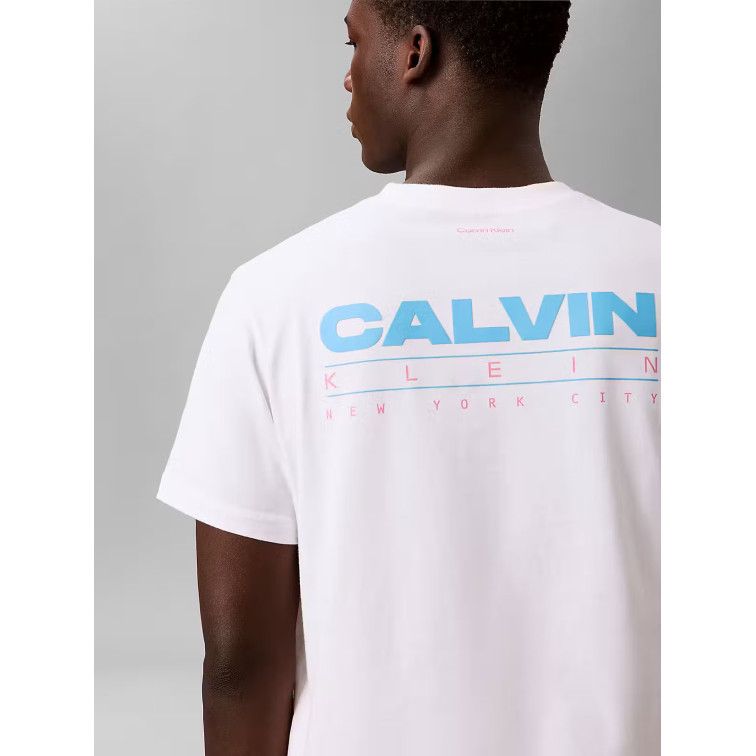 CAMISETA HOMBRE  CALVIN KLEIN M SS 20S CALVIN DISC STACK GRA