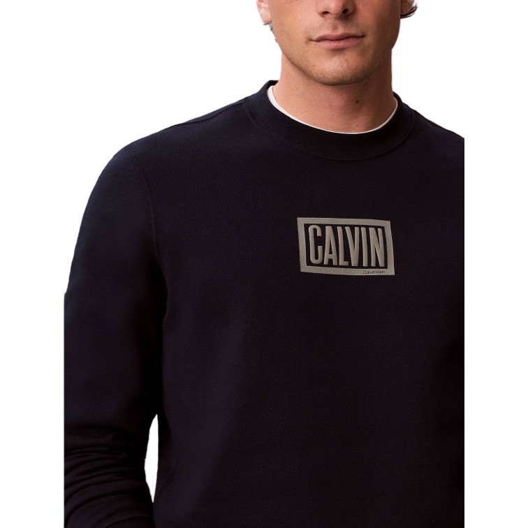 SUDADERA HOMBRE  CALVIN KLEIN M LS 350TERRY EU CLVIN BOX LOG