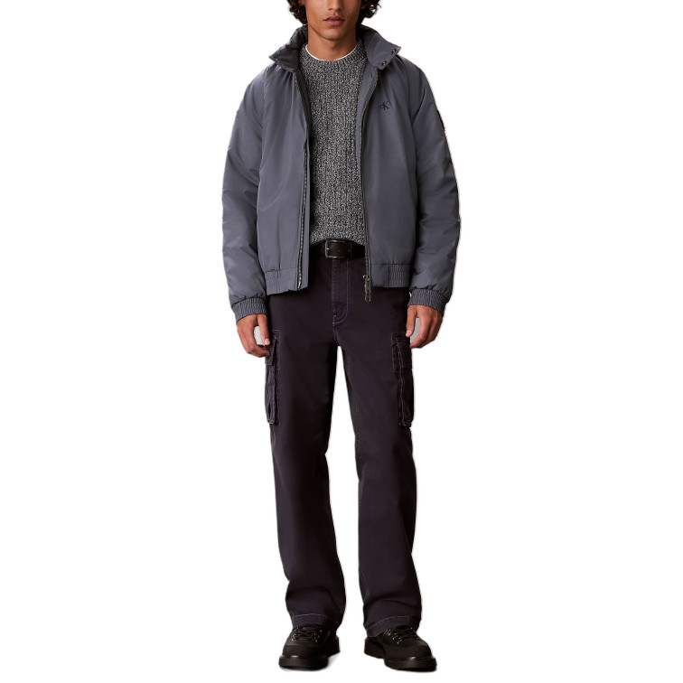 JERSEY HOMBRE  CALVIN KLEIN M VERTICAL RIB CTTN CREWNK SWT