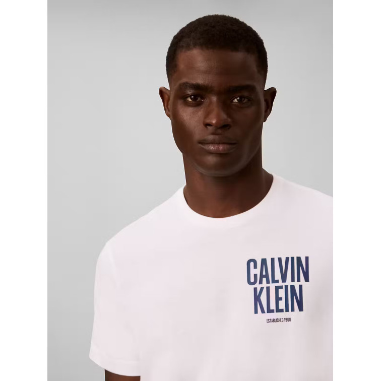 CAMISETA HOMBRE  CALVIN KLEIN SS 30S EU BLOCK FONT CALVIN BC