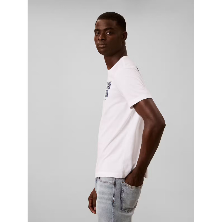 CAMISETA HOMBRE  CALVIN KLEIN SS 30S EU BLOCK FONT CALVIN BC