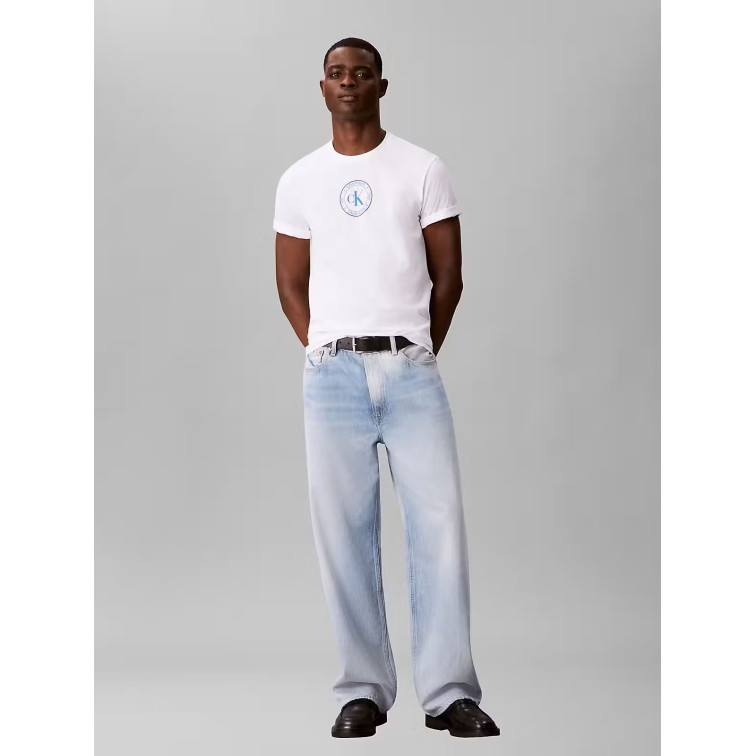 CAMISETA HOMBRE  CALVIN KLEIN SS 30S EU CREST GRAPHIC TEE