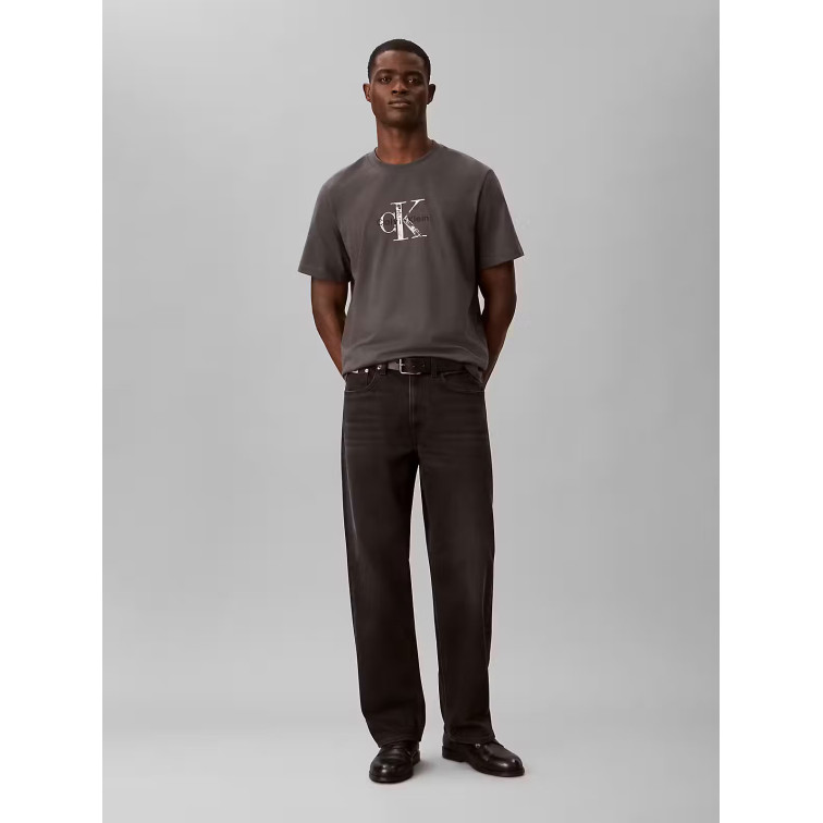CAMISETA HOMBRE  CALVIN KLEIN SS 20S EZ DISTRESSD MNLGO GRAP
