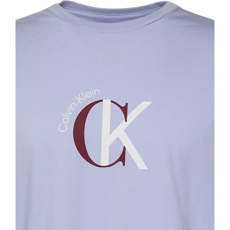 CAMISETA HOMBRE  CALVIN KLEIN M SS 30S WHSL CKJ 2TONE CK GRA