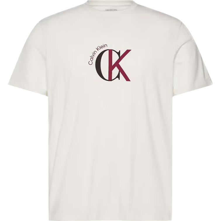 CAMISETA HOMBRE  CALVIN KLEIN M SS 30S WHSL CKJ 2TONE CK GRA