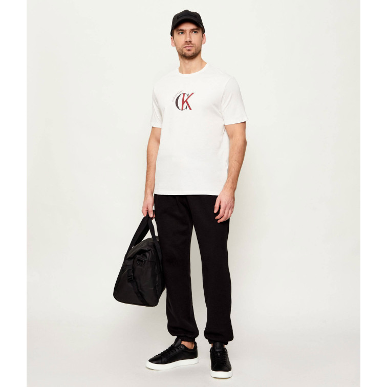 CAMISETA HOMBRE  CALVIN KLEIN M SS 30S WHSL CKJ 2TONE CK GRA