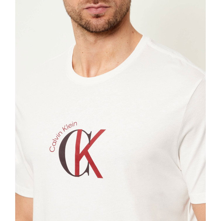 CAMISETA HOMBRE  CALVIN KLEIN M SS 30S WHSL CKJ 2TONE CK GRA