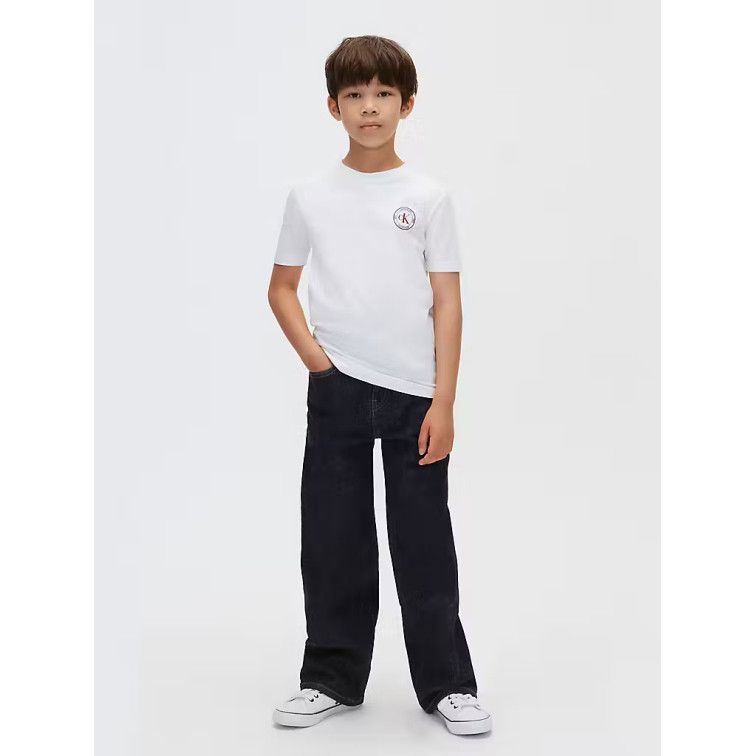 CAMISETA NIÑO  CALVIN KLEIN B CK SMALL CHEST CIRCLE SS T-S