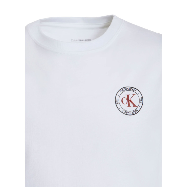 CAMISETA NIÑO  CALVIN KLEIN B CK SMALL CHEST CIRCLE SS T-S