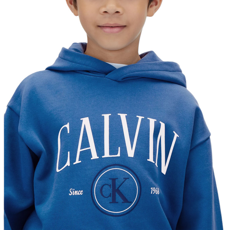 SUDADERA NIÑO  CALVIN KLEIN B CALVIN CK CIRCLE HOODIE