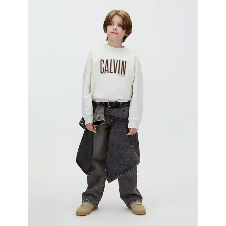 SUDADERA NIÑO  CALVIN KLEIN B CALVIN APPLIQUE CN SWEATSHIR