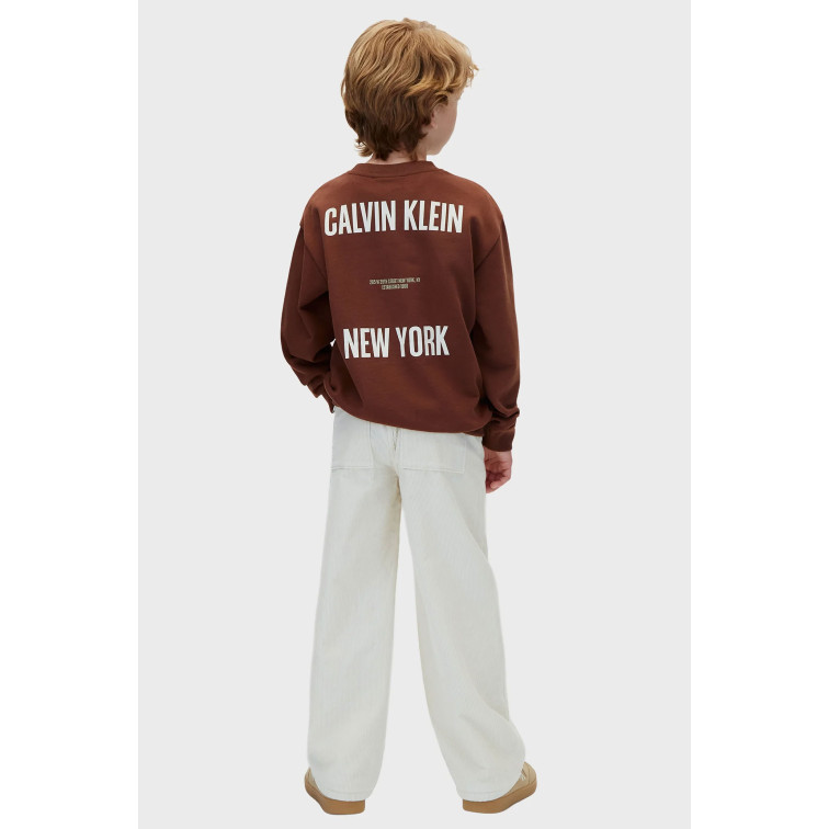 SUDADERA NIÑO  CALVIN KLEIN B BACK PRINT CN SWEATSHIRT