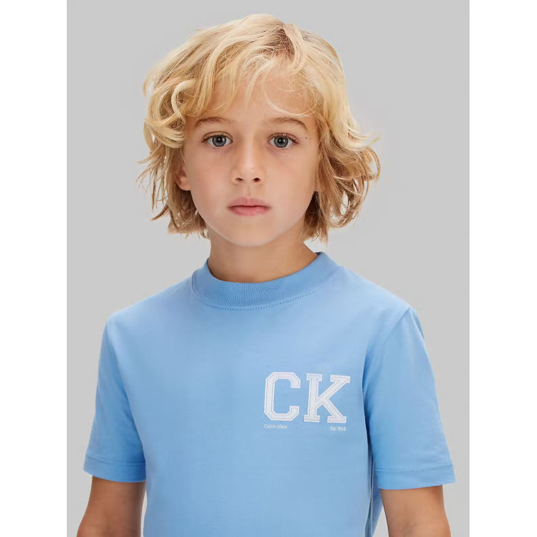 CAMISETA NIÑO  CALVIN KLEIN B CK CHEST LOGO SS T-SHIRT