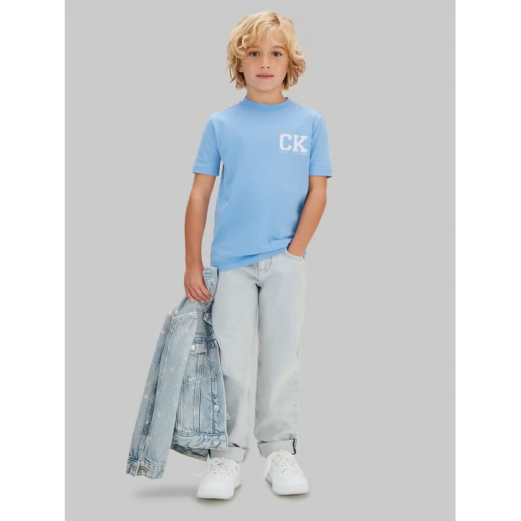 CAMISETA NIÑO  CALVIN KLEIN B CK CHEST LOGO SS T-SHIRT