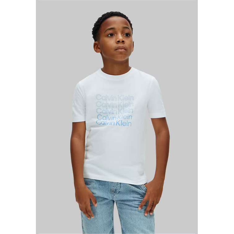 CAMISETA NIÑO  CALVIN KLEIN B STACKED LOGO SS T-SHIRT
