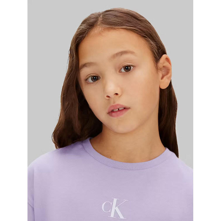 CAMISETA NIÑA  CALVIN KLEIN G CK LOGO BOXY T-SHIRT SS
