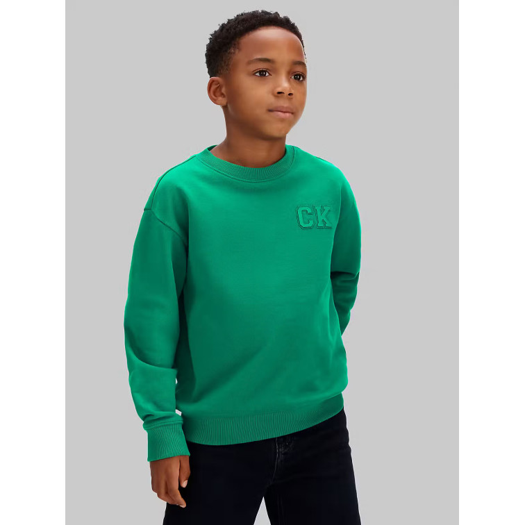 SUDADERA NIÑO  CALVIN KLEIN B RELAXED CREWNECK