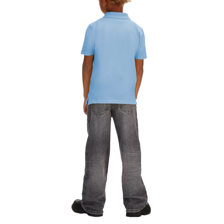 POLO PIQUÉ NIÑO CALVIN KLEIN CON LOGO BORDADO
