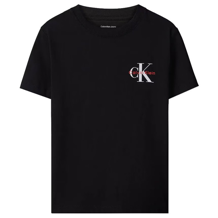 UNISEX SMALL CHEST MONOLOGO SS T-SHIR BEH