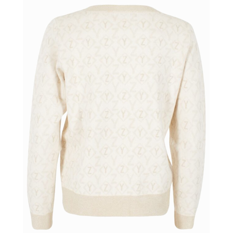SUDADERA MUJER  YES ZEE MAGLIA DONNA JAQUARD, GIROCOLL