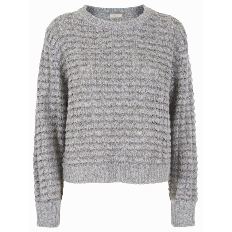 SUDADERA MUJER  YES ZEE MAGLIA DONNA GIROCOLLO, RELAXE