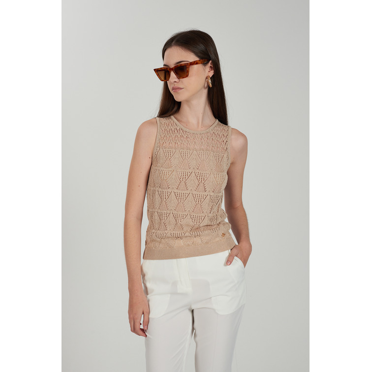 JERSEY CALADO MUJER YESZEE SIN MANGAS