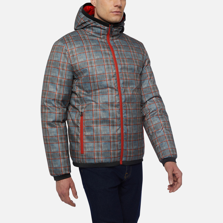 PLUMÍFERO CORTO REVERSIBLE HOMBRE GEOX RAVEX