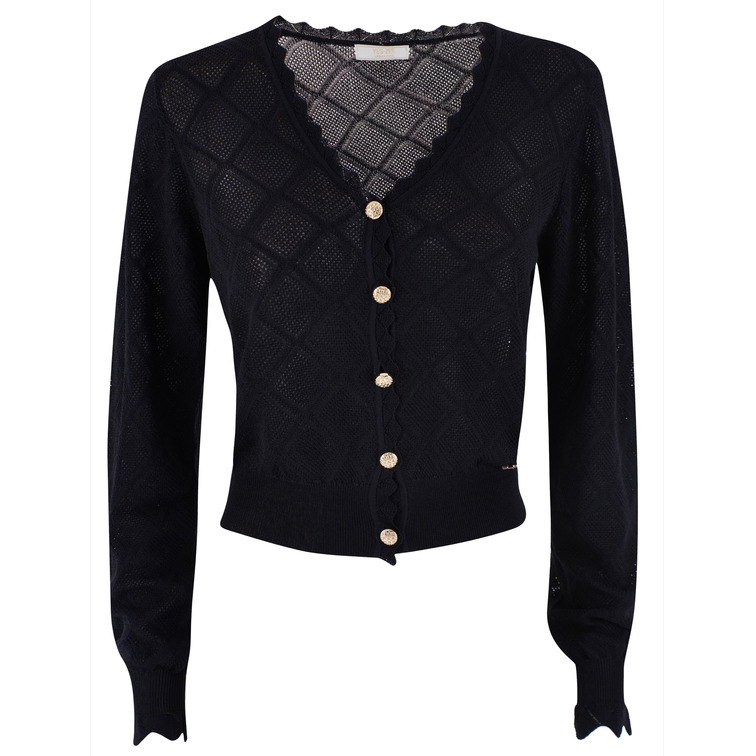 CARDIGAN DE PUNTO CALADO MUJER YESZEE