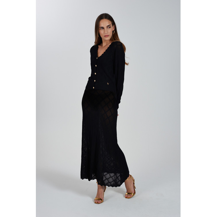 CARDIGAN DE PUNTO CALADO MUJER YESZEE