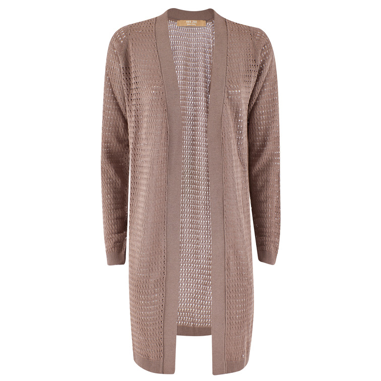 JERSEY MUJER  YES ZEE MAGLIA DONNA CARDIGAN, LUNGO