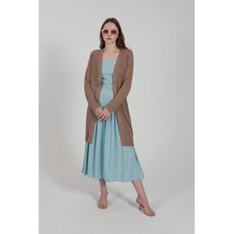 JERSEY MUJER  YES ZEE MAGLIA DONNA CARDIGAN, LUNGO