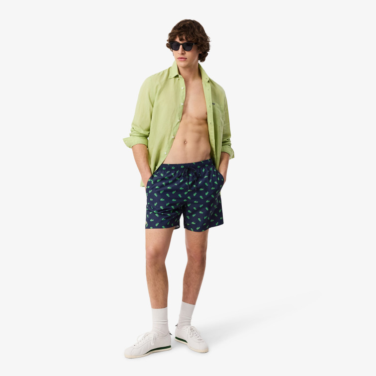 BAÑADOR HOMBRE  LACOSTE SHORTS DE BAIN MI-LONGS HOMME