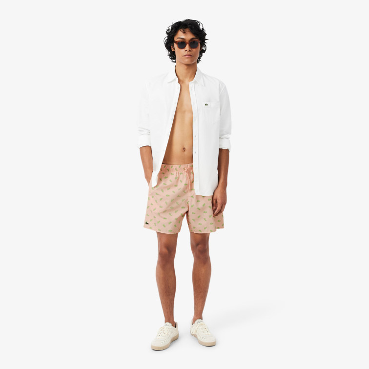 BAÑADOR HOMBRE  LACOSTE SHORTS DE BAIN MI-LONGS HOMME