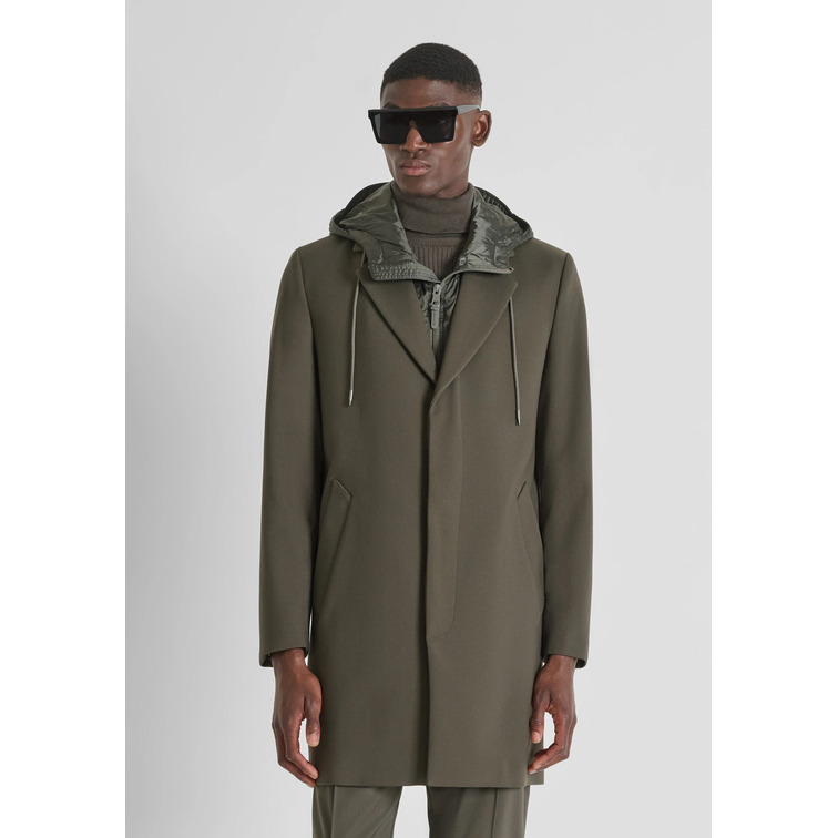 CAZADORA HOMBRE  ANTONY MORATO COAT REGULAR FIT IN VISCOSE BL