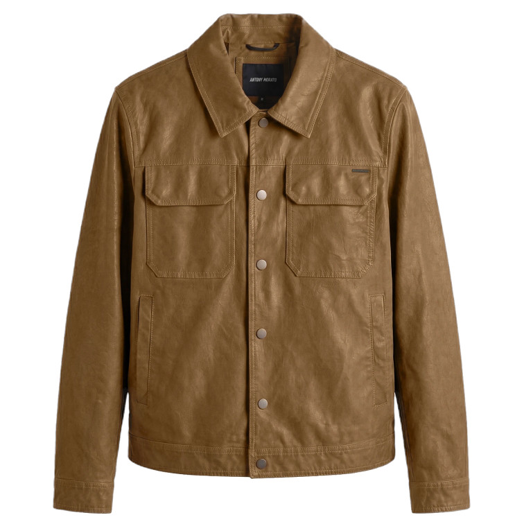 CAZADORA HOMBRE  ANTONY MORATO COAT JOY SLIM FIT IN  FAUX LET