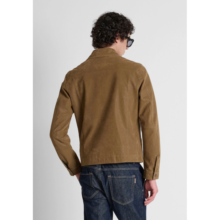 CAZADORA HOMBRE  ANTONY MORATO COAT JOY SLIM FIT IN  FAUX LET