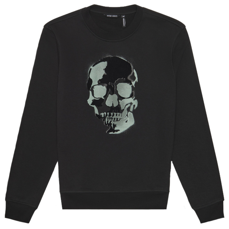 SUDADERA HOMBRE ANTONY MORATO ESTAMPADO CALAVERA FIT HOLGADO