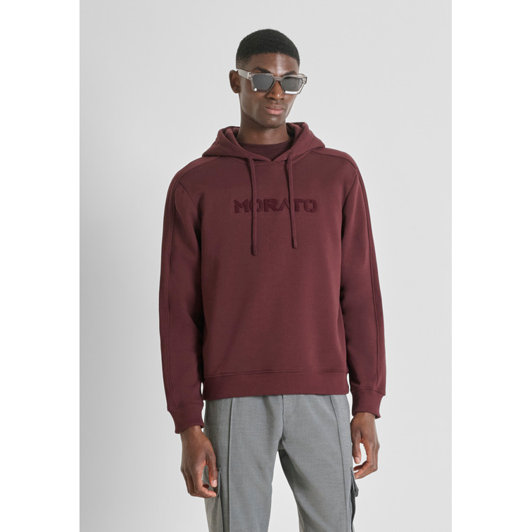 SUDADERA HOMBRE  ANTONY MORATO HOODIE RELAXED FIT IN SUSTAINA