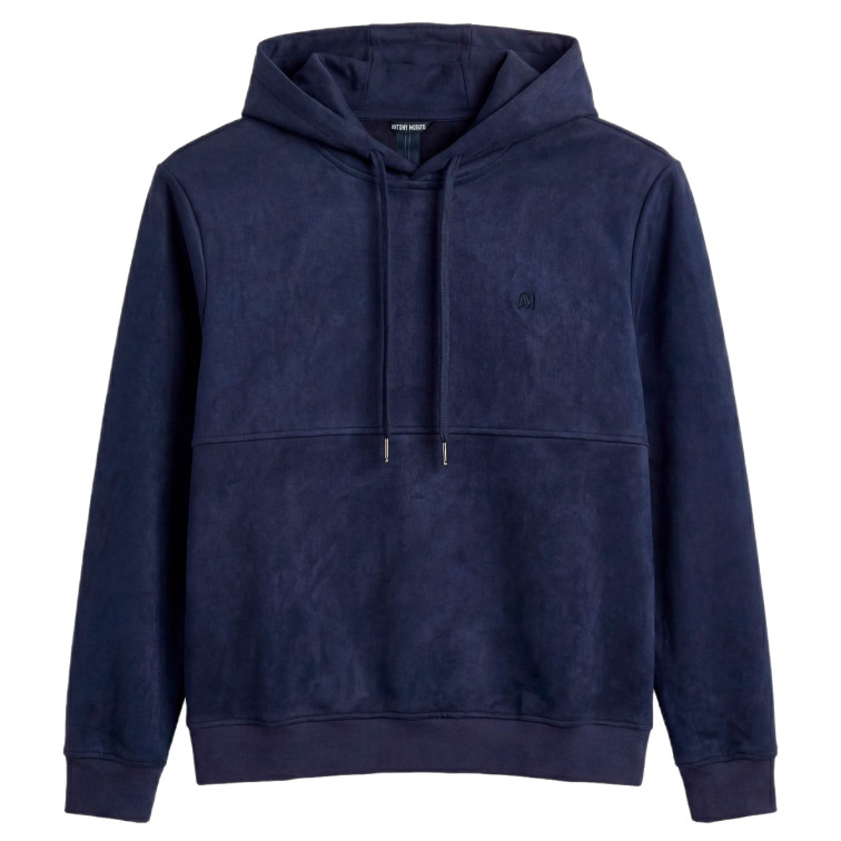 SUDADERA HOMBRE  ANTONY MORATO HOODIE RELAXED FIT IN SUEDE WI