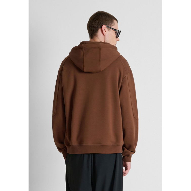 SUDADERA HOMBRE  ANTONY MORATO HOODIE BOXY FIT IN TERRY COTTO