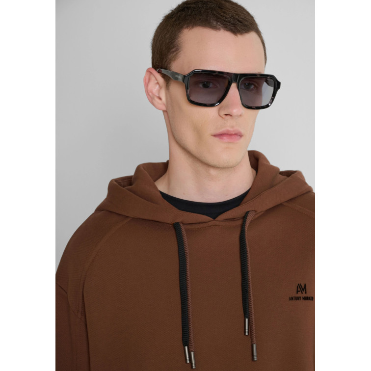SUDADERA HOMBRE  ANTONY MORATO HOODIE BOXY FIT IN TERRY COTTO
