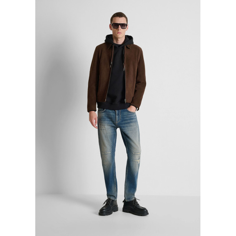 SUDADERA HOMBRE  ANTONY MORATO HOODIE BOXY FIT IN TERRY COTTO