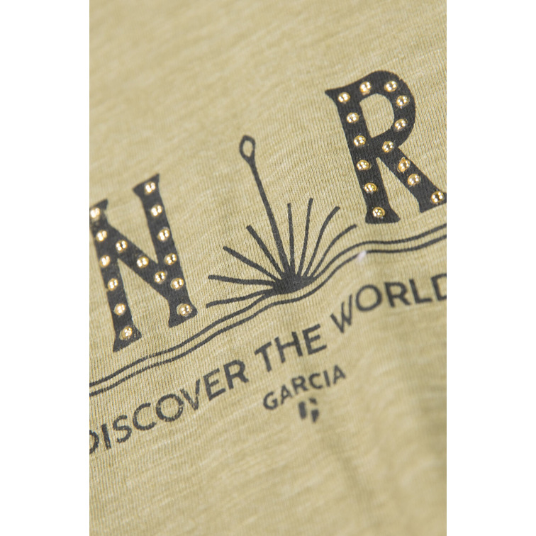 CAMISETA CON BAJO ELÁSTICO NIÑA GARCIA JEANS