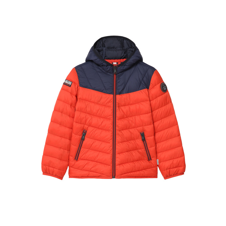 CAZADORA NIÑO  NAPAPIJRI K AERONS H ORANGE CLAY