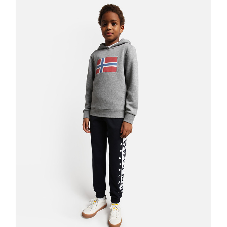 SUDADERA CON CAPUCHA NIÑO NAPAPIJRI VERTE