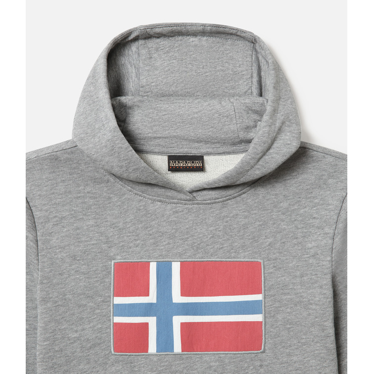 SUDADERA CON CAPUCHA NIÑO NAPAPIJRI VERTE