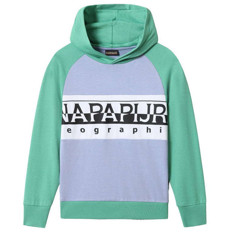 SUDADERA COLORBLOCK CON CAPUCHA NIÑO NAPAPIJRI ENTREMONT